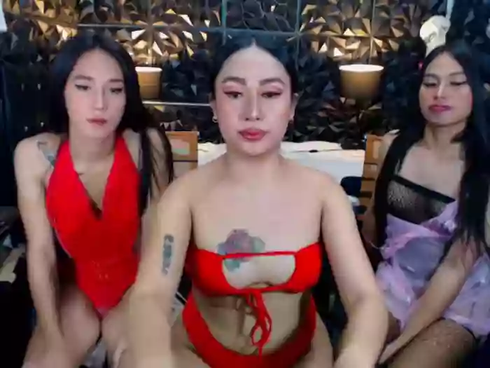 ThreeLadyTransCumForYou
